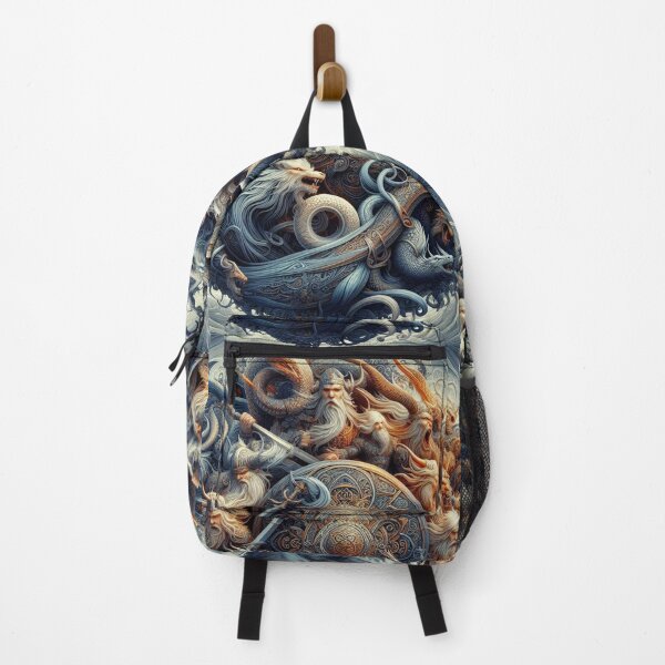 Item preview, Guardian of Dragons: Viking Shield Amidst Flames designed and sold by Paubiz.