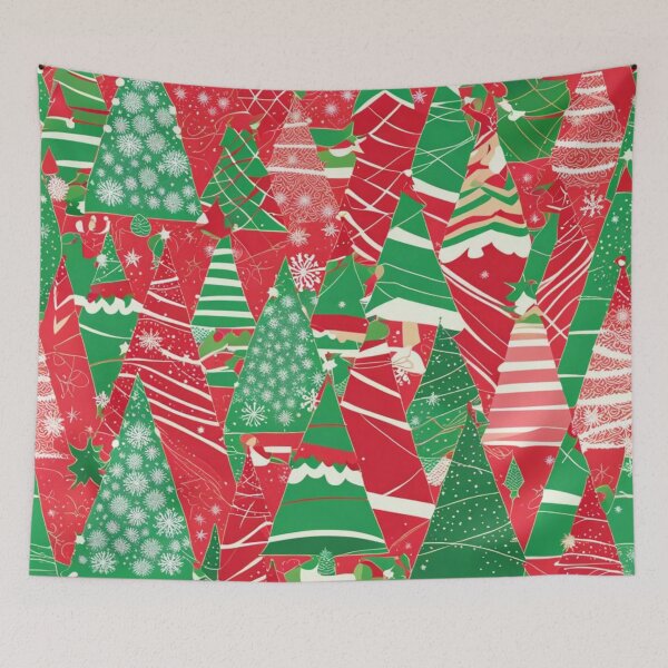 Item preview, Abstract Christmas Tree Pattern designed and sold by calibrit.