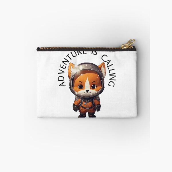 Item preview, Red Fox Astronaut - Adventure Is Calling (Black Lettering) designed and sold by VelvetRoom.