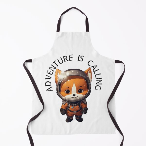 Item preview, Red Fox Astronaut - Adventure Is Calling (Black Lettering) designed and sold by VelvetRoom.