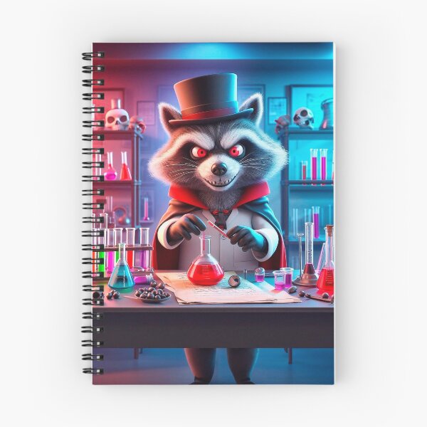 Item preview, Evil Scientist Raccoon designed and sold by FotoLibreStudio.