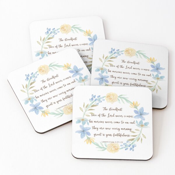 Item preview, Steadfast Love of the Lord Lamentations 3:22-23 - Makes a great gift idea for anyone who loves God and His Word designed and sold by TDK Enterprises.