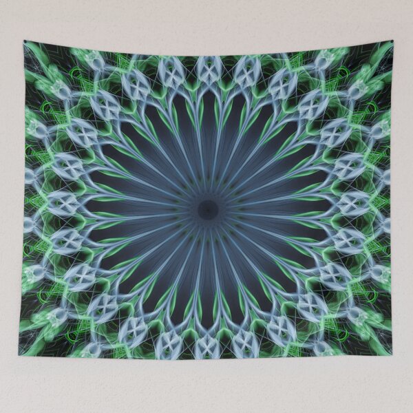 Item preview, Blue and green mandala designed and sold by JBlaminsky.