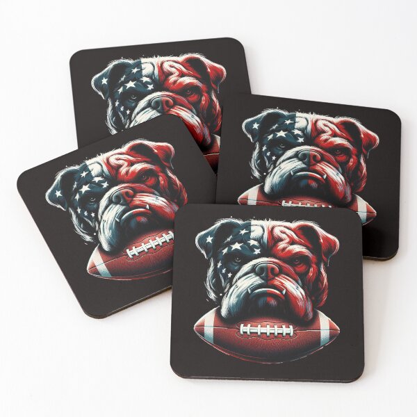Item preview, Sporty Spirit: Bulldog and Football  designed and sold by ProjectNoah.