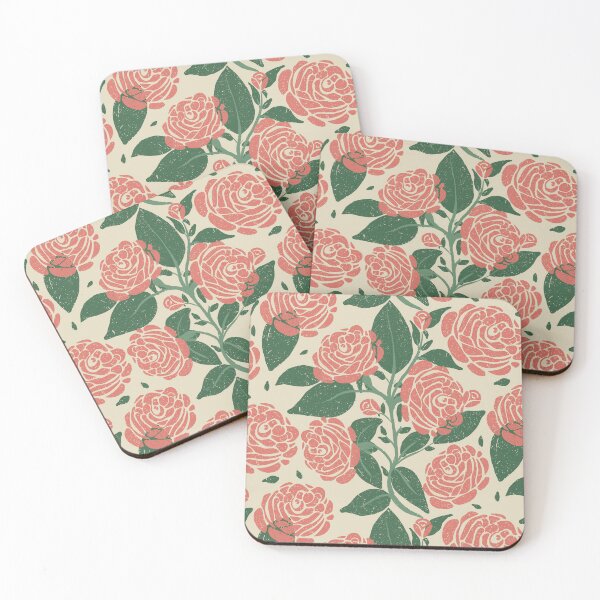 Item preview, Valentine's Roses in Pink and Green designed and sold by YorkvilleStudi.
