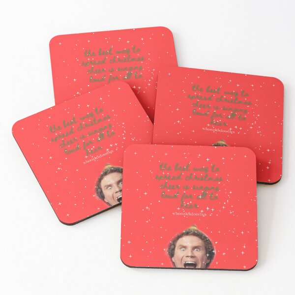Item preview, elf christmas quote designed and sold by Sam Dykstra.