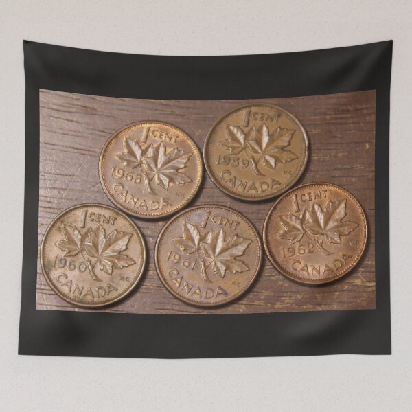 Item preview, 1958, 1959, 1960, 1961, 1962 Canadian Small Cents designed and sold by coinsxcrochet.