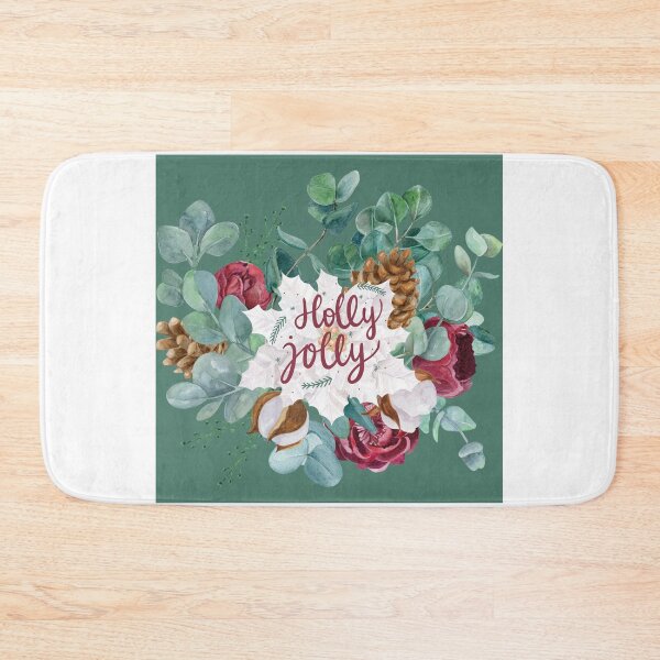 Item preview, Holly Jolly White Poinsettia Floral Bouquet! designed and sold by TidyKitchenInc.
