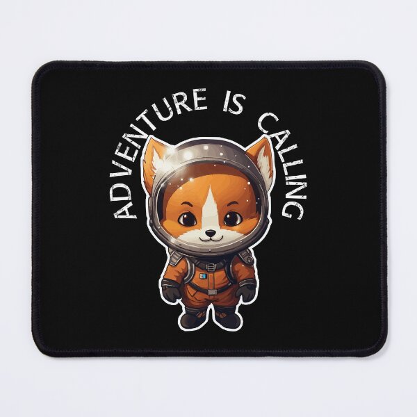 Item preview, Red Fox Astronaut - Adventure Is Calling (White Lettering) designed and sold by VelvetRoom.