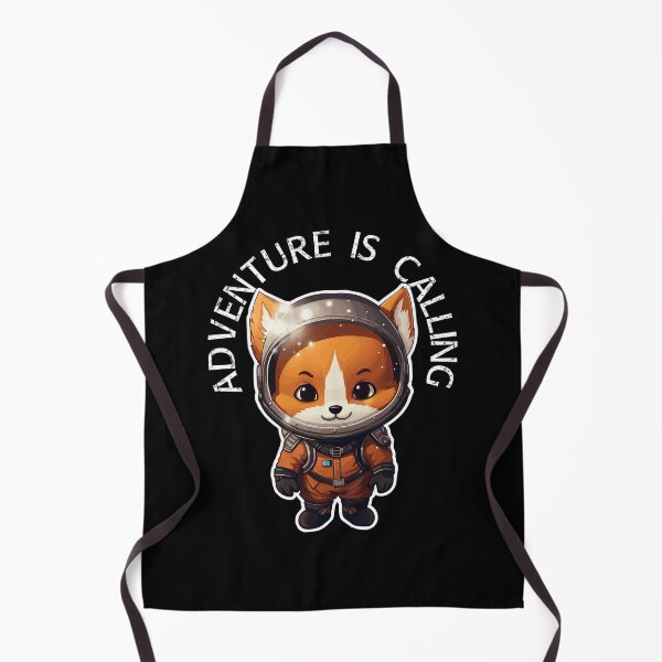 Item preview, Red Fox Astronaut - Adventure Is Calling (White Lettering) designed and sold by VelvetRoom.