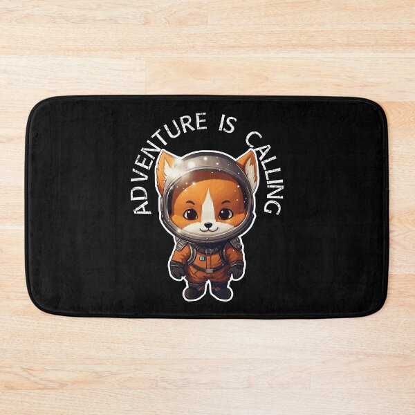 Item preview, Red Fox Astronaut - Adventure Is Calling (White Lettering) designed and sold by VelvetRoom.