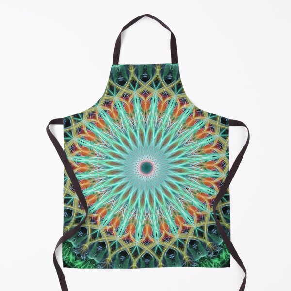 Item preview, Tangerine and pastel green mandala designed and sold by JBlaminsky.