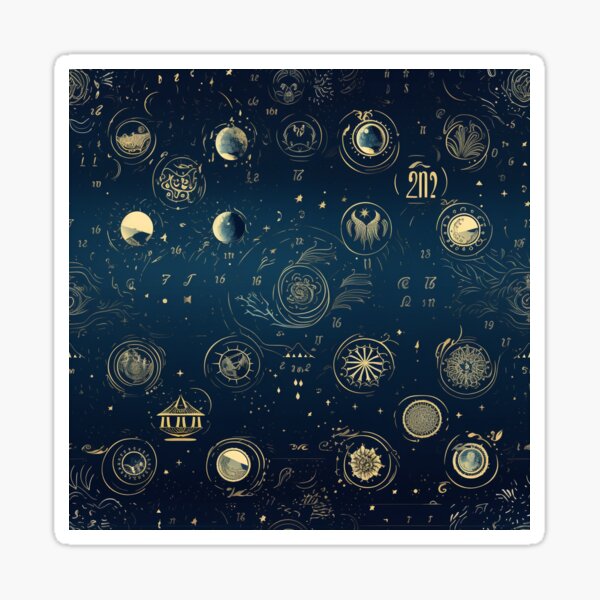 Clear Constellation Moon Stickers 202