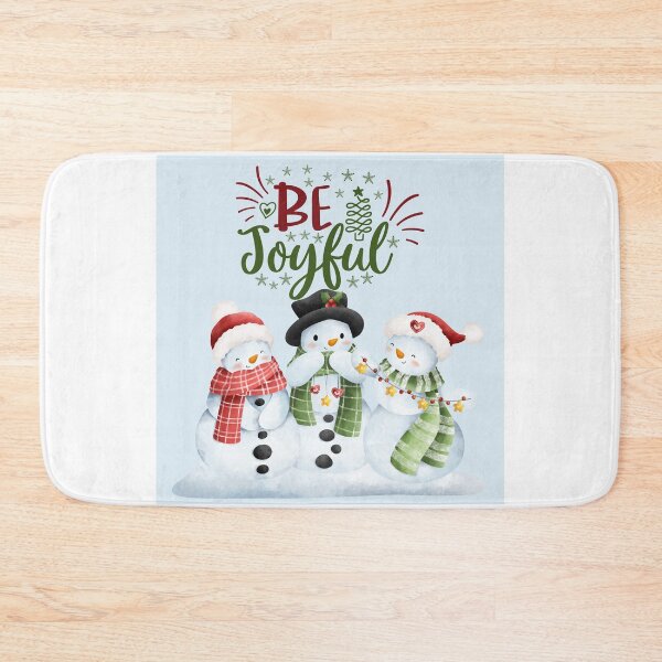 Item preview, Be Joyful Three Friendly Snowmen! designed and sold by TidyKitchenInc.