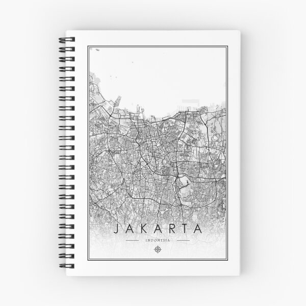 Item preview, Jakarta Street Map designed and sold by feether-store.