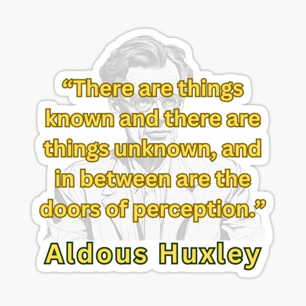 Item preview, in between are the doors of perception - Aldous Huxley designed and sold by SaculusMadness.