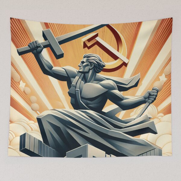Item preview, Soviet Propaganda Poster designed and sold by ClassicRetroism.