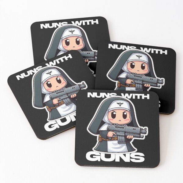 Item preview, NUNS WITH GUNS battle sisters designed and sold by Amvroziak.