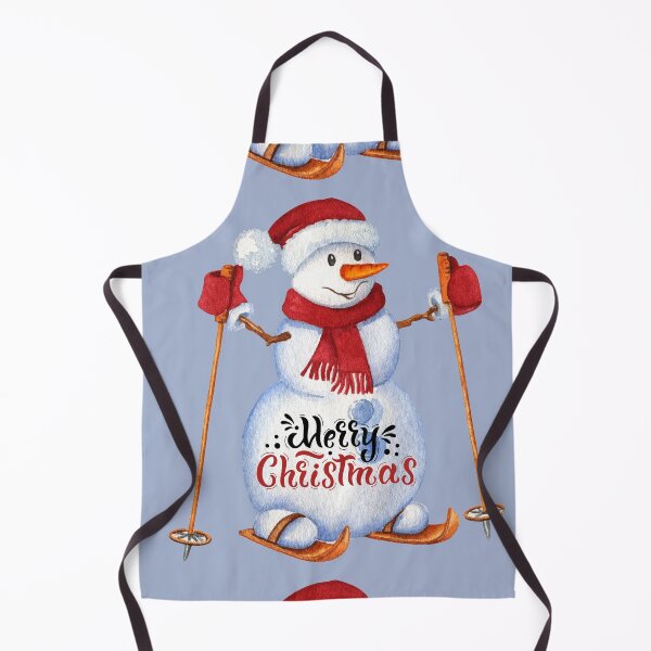 Item preview, Merry Christmas Snowman Skiing! designed and sold by TidyKitchenInc.