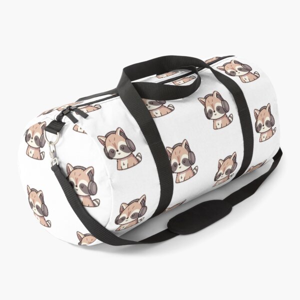 Item preview, Music-Loving Raccoon with Headphones  designed and sold by UmbrellaStudio1.