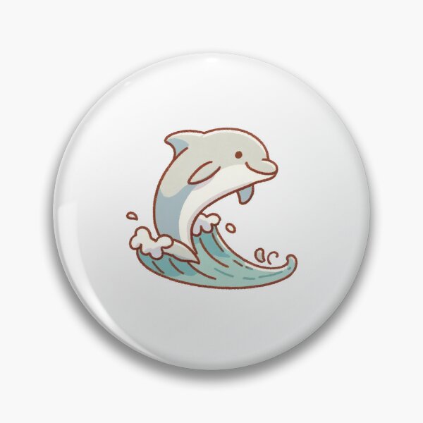 Artikelvorschau, Joyful Dolphin Riding Ocean Wave entworfen und verkauft von UmbrellaStudio1.