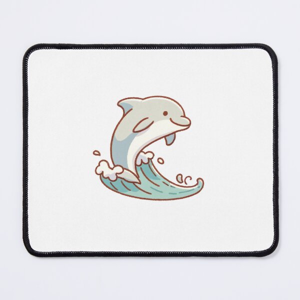 Item preview, Joyful Dolphin Riding Ocean Wave designed and sold by UmbrellaStudio1.