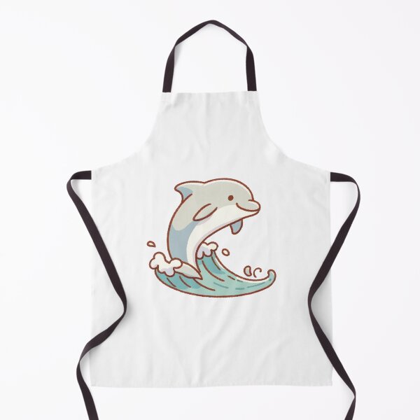 Artikelvorschau, Joyful Dolphin Riding Ocean Wave  entworfen und verkauft von UmbrellaStudio1.