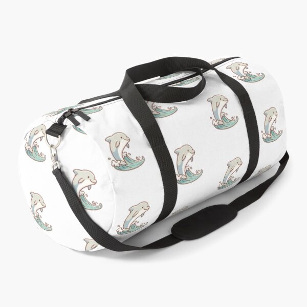Item preview, Joyful Dolphin Riding Ocean Wave  designed and sold by UmbrellaStudio1.