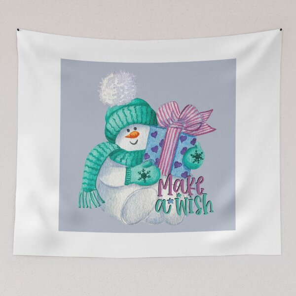 Item preview, Copy of Merry Christmas Snowman Skiing! designed and sold by TidyKitchenInc.