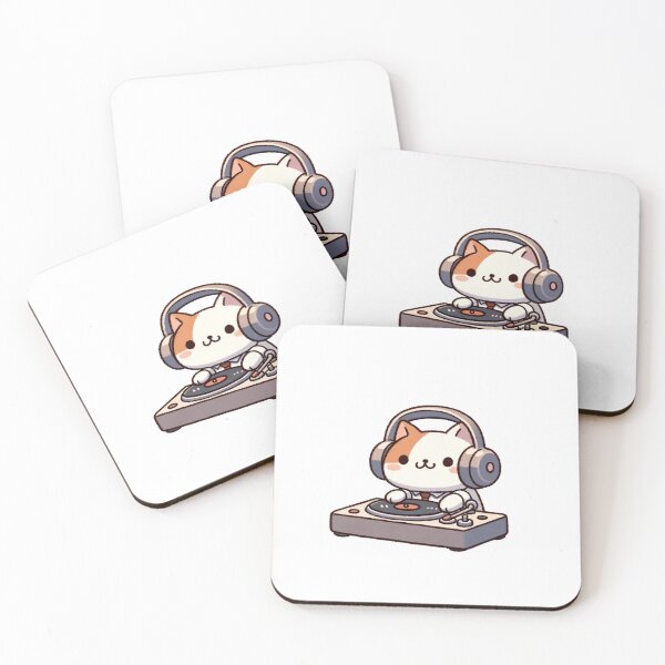 Item preview, DJ Cat Spinning Records  designed and sold by UmbrellaStudio1.
