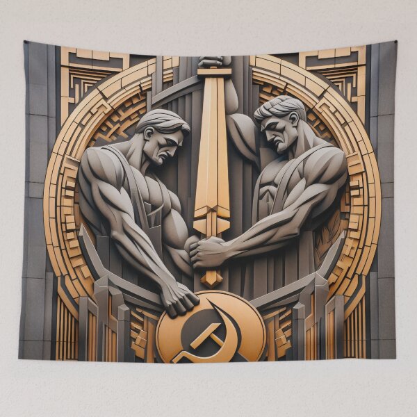Item preview, Soviet Propaganda Poster designed and sold by ClassicRetroism.