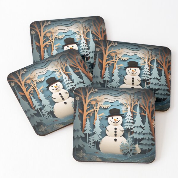 Item preview, Paper Cut-out Snowman designed and sold by dcrc.