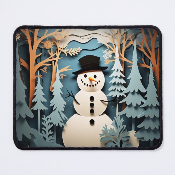 Item preview, Paper Cut-out Snowman designed and sold by dcrc.