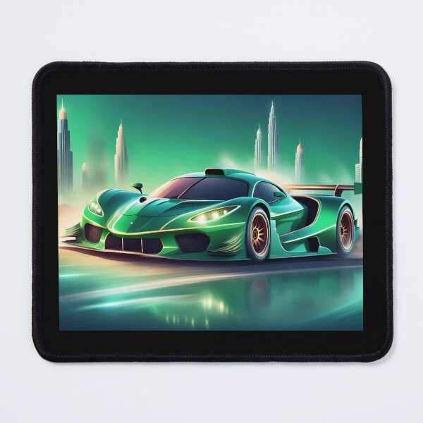 Item preview, Epic Green Sports Race Car Design  designed and sold by Saffia Publishing House.