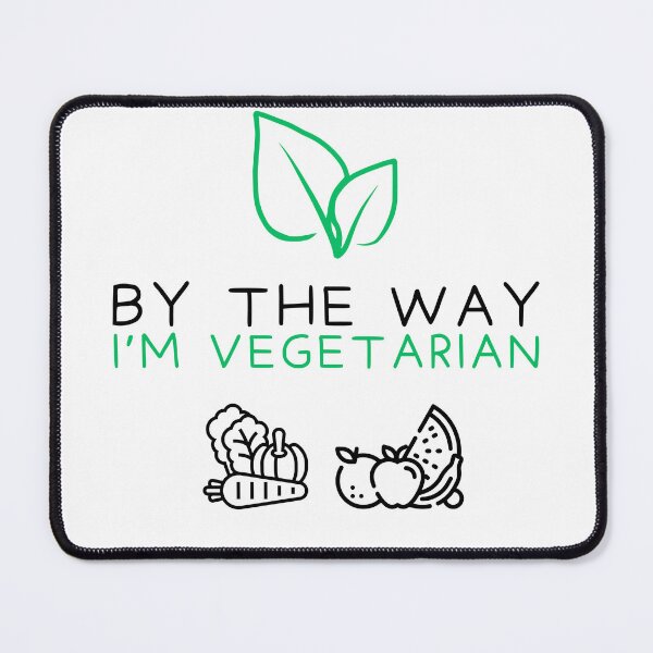 Item preview, By the way i'm vegetarian designed and sold by Gilpro Designs.
