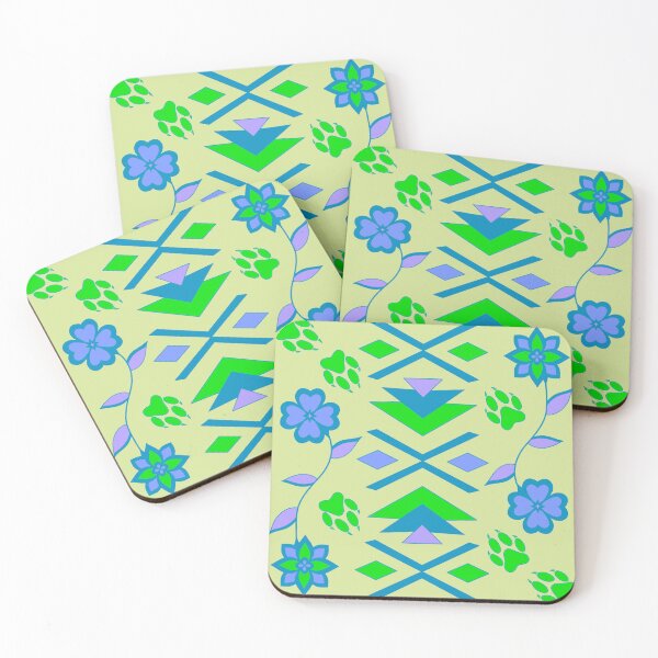 Item preview, Yellow Wolf Floral designed and sold by Niibidoon.