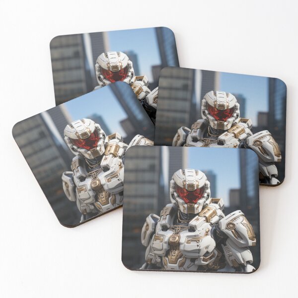 Item preview, digital art knight red goggle helmet armor designed and sold by UILOVE.