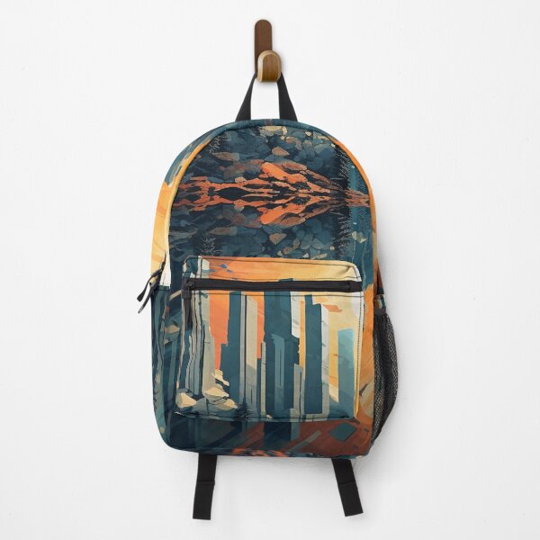 Item preview, Geometric Nature Fusion | Hyper-Detailed Pixelated Landscape designed and sold by FairX.