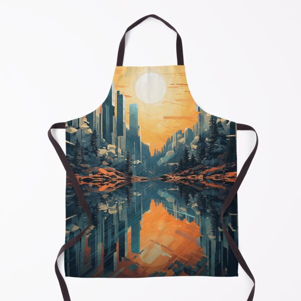 Item preview, Geometric Nature Fusion | Hyper-Detailed Pixelated Landscape designed and sold by FairX.