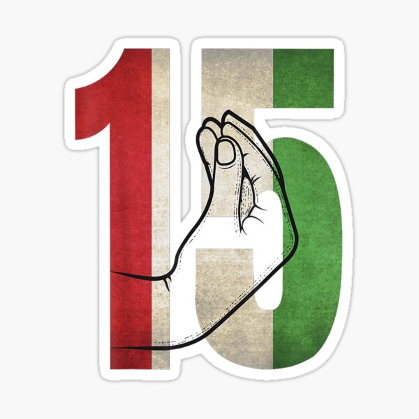 Wackelfigur Italienische Handgeste  Italian,Gesture,Gesto,Wobbler,Mano,Regalo,Geschenk,Armaturenbrett,Dondolante,Valentinstag, Lustig - .de