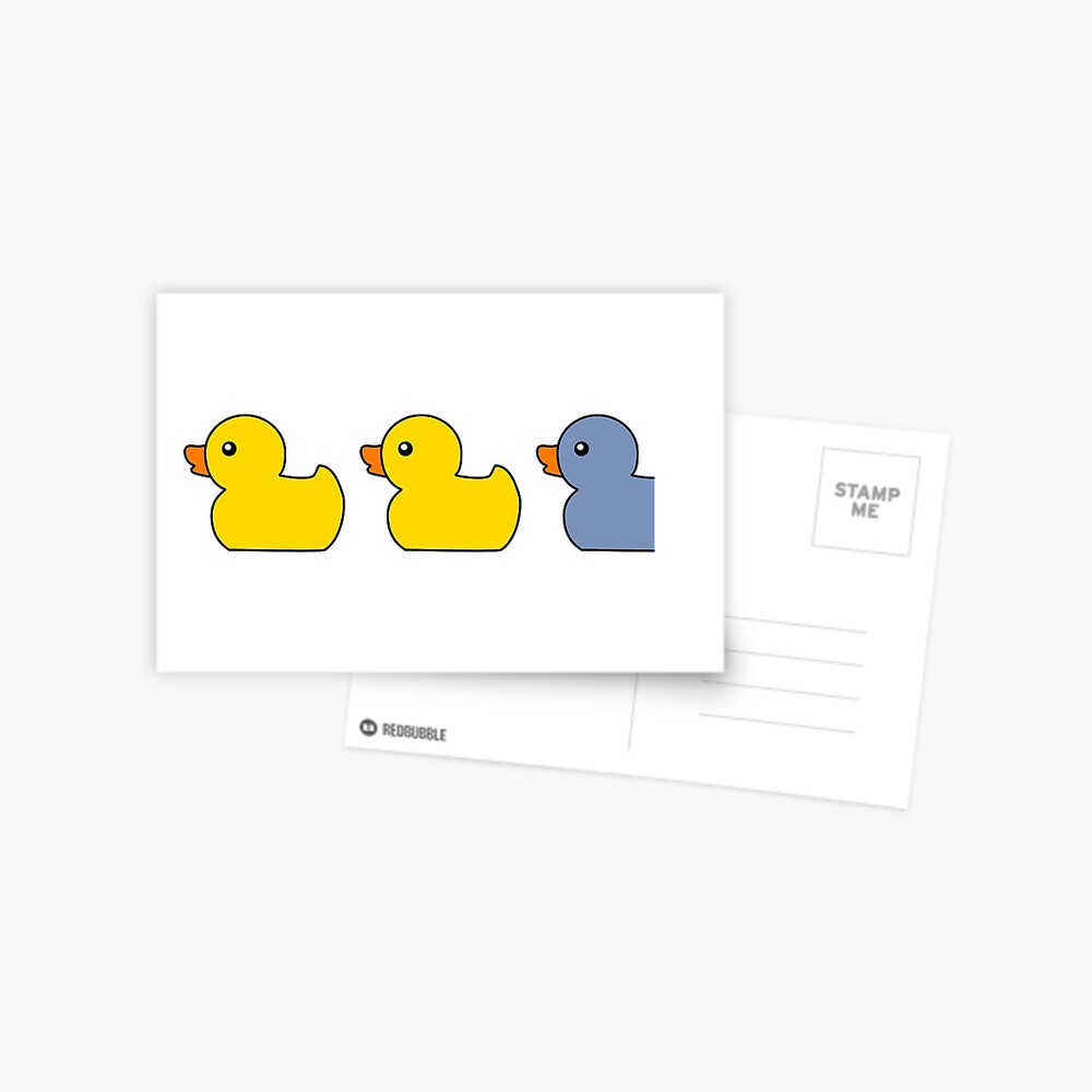 Duck, Duck, Gray Duck Sticker for Sale by emilywerfel