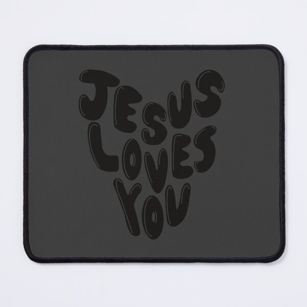 Item preview, Jesus Loves You Black Heart designed and sold by coastal collective.