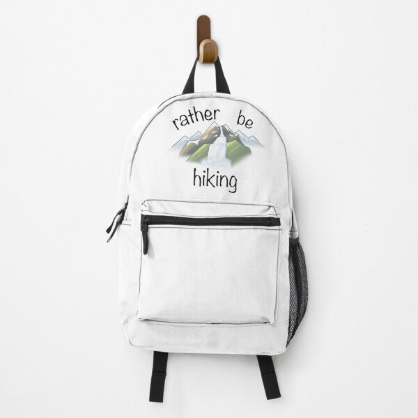 Item preview, “rather be hiking” mountain sticker designed and sold by CreationsByBear.