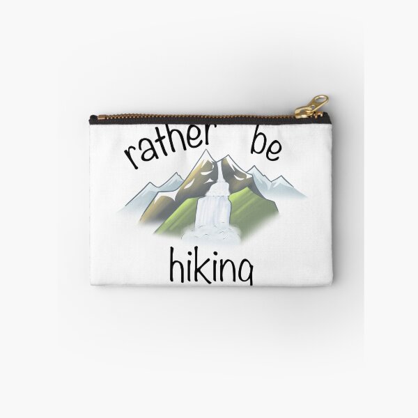 Item preview, “rather be hiking” mountain sticker designed and sold by CreationsByBear.