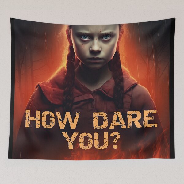 Item preview, How Dare You: The Greta Thunberg Chronicle designed and sold by ai1art.