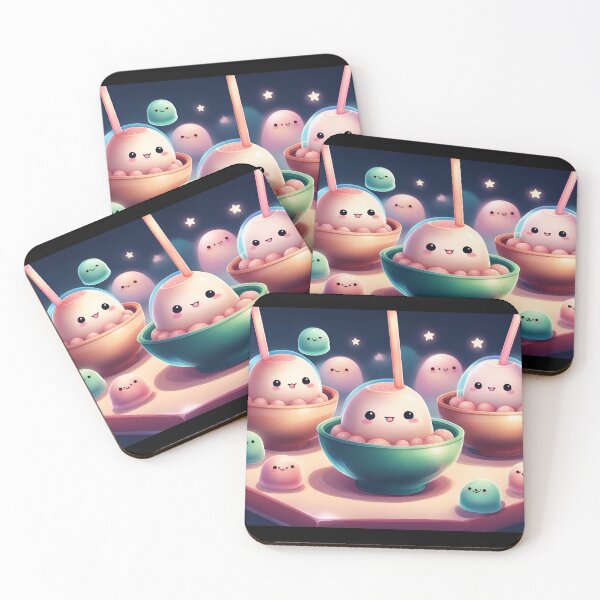 Item preview, Kawaii Cute Mochi Design  designed and sold by Giggle Crafts Co.