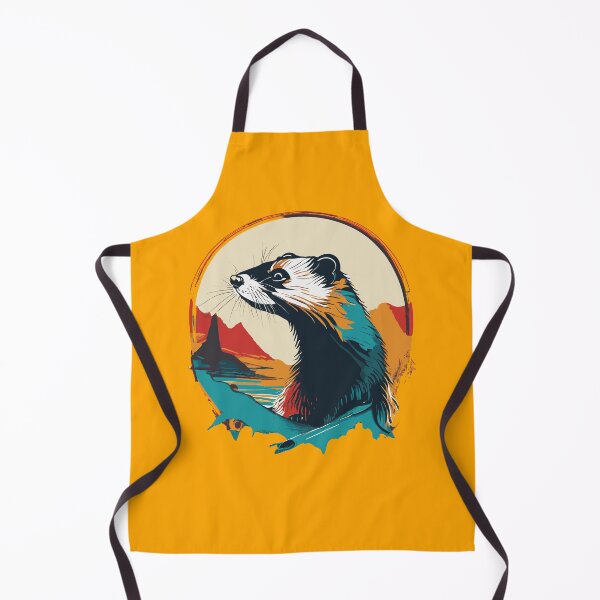 Item preview, Ferret Illustration designed and sold by Corner-Distro.