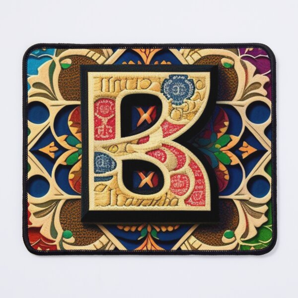 Item preview, Colorful Patchwork letter B designed and sold by Roxburylane.