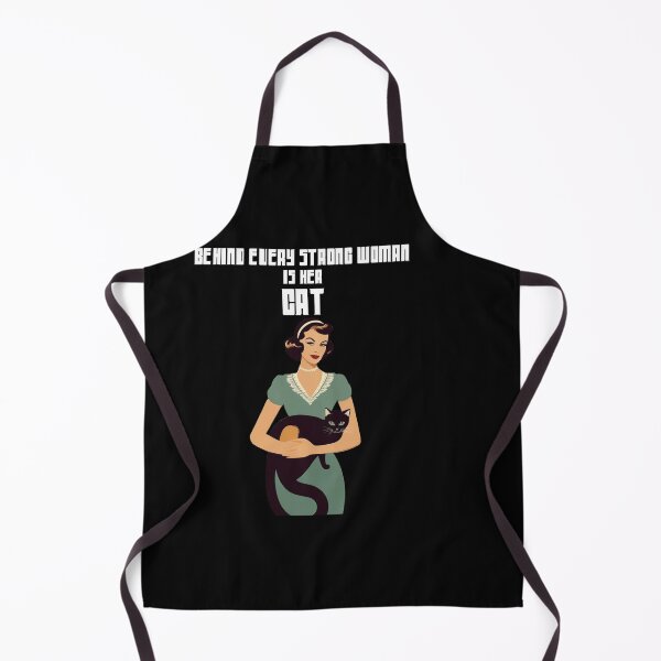 Item preview, Behind Every Strong Woman is Her Cat Sticker designed and sold by 5lav.