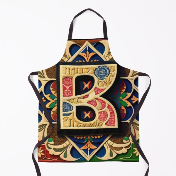 Item preview, Colorful Patchwork letter B designed and sold by Roxburylane.